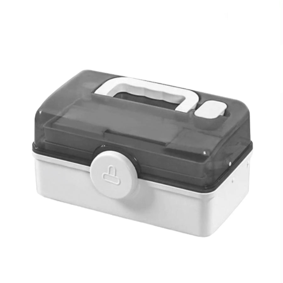 MEDICINE STORAGE BOX 3 LAYER (WHITE)