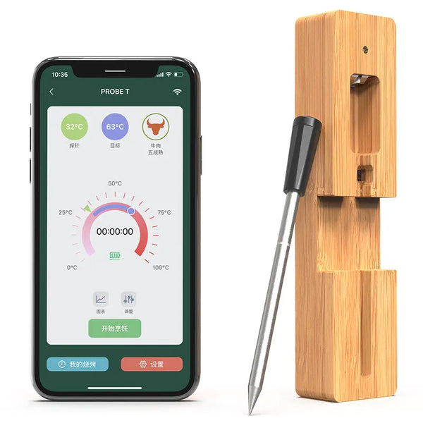 PRIMO MEAT THERMOMETER WITH BLUETOOTH - WIRELESS