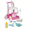 CLEANTIME 11 PCS TROLLEY SET (PINK)