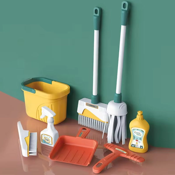 CLEANTIME 8 PCS CLEANING KIT (GREEN)