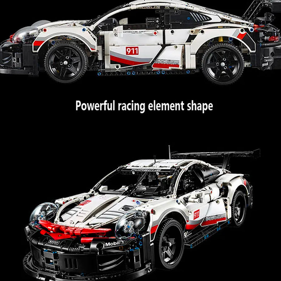 TECHNICI PORSCHE 911 RSR BUILDING BLOCKS - 1580 PIECES