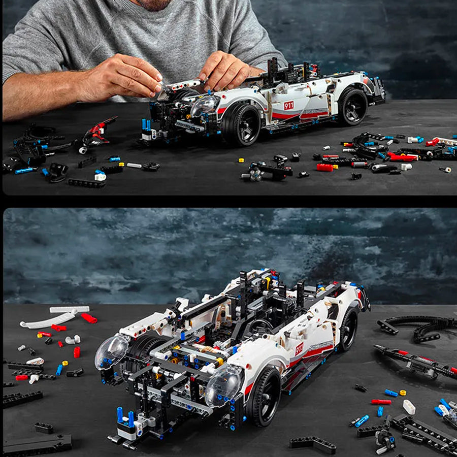 TECHNICI PORSCHE 911 RSR BUILDING BLOCKS - 1580 PIECES