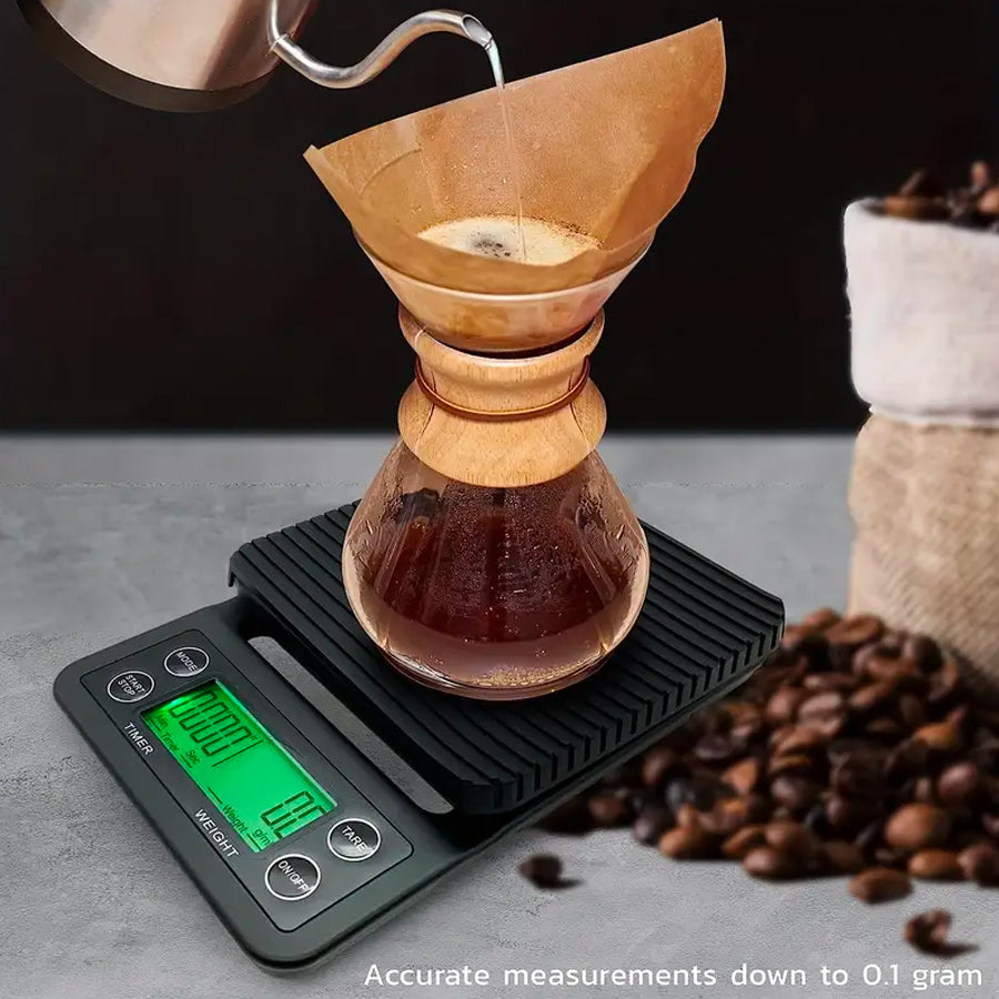 MINI COFFEE DIGITAL SCALE AND TIMER