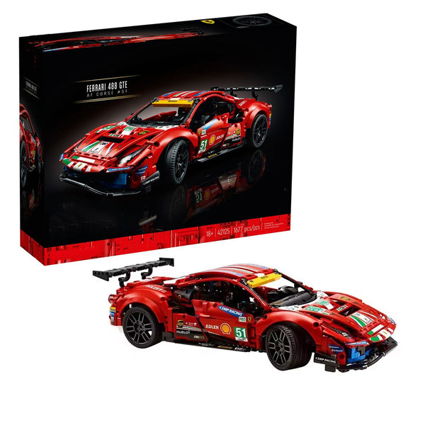 CONSTRUCTA FERRARI 488 GTE BUILDING BLOCKS (1677 PIECES)