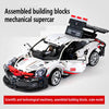 TECHNICI PORSCHE 911 RSR BUILDING BLOCKS - 1580 PIECES