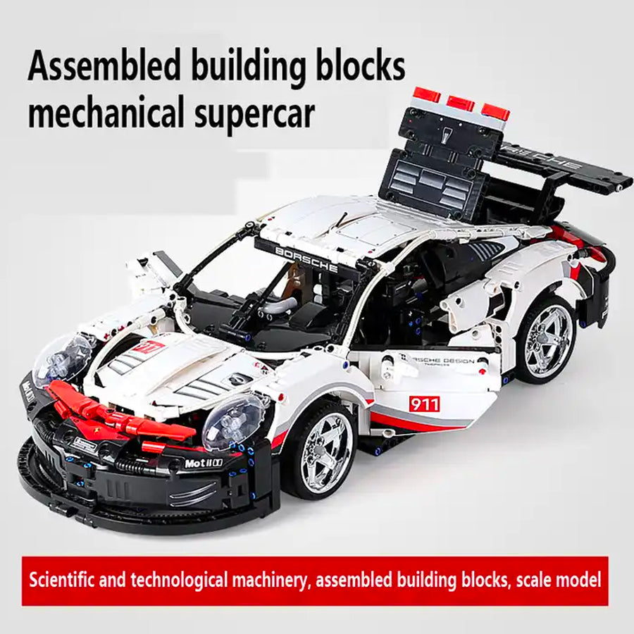 TECHNICI PORSCHE 911 RSR BUILDING BLOCKS - 1580 PIECES