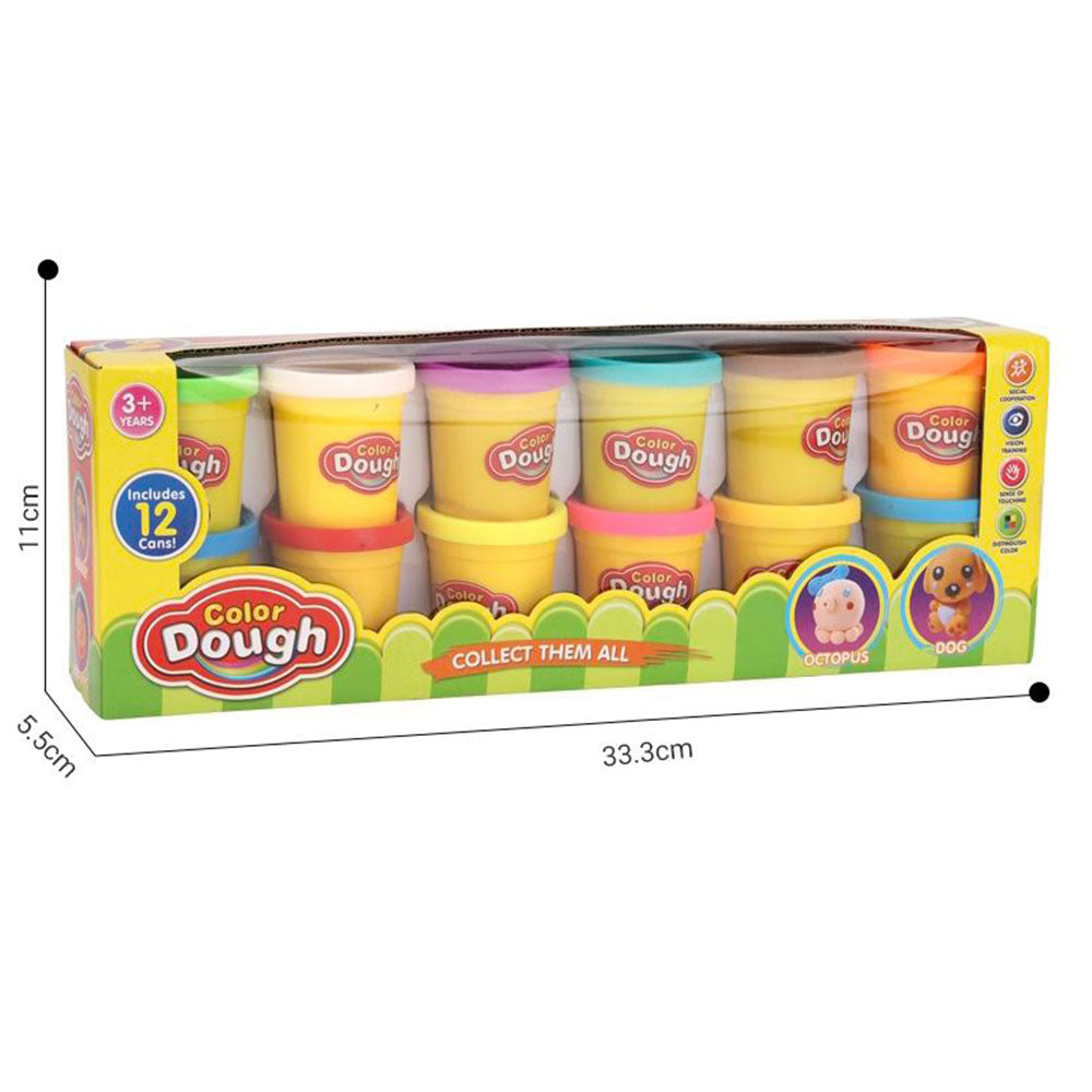 COLOUR DOUGH 12 PIECE SET