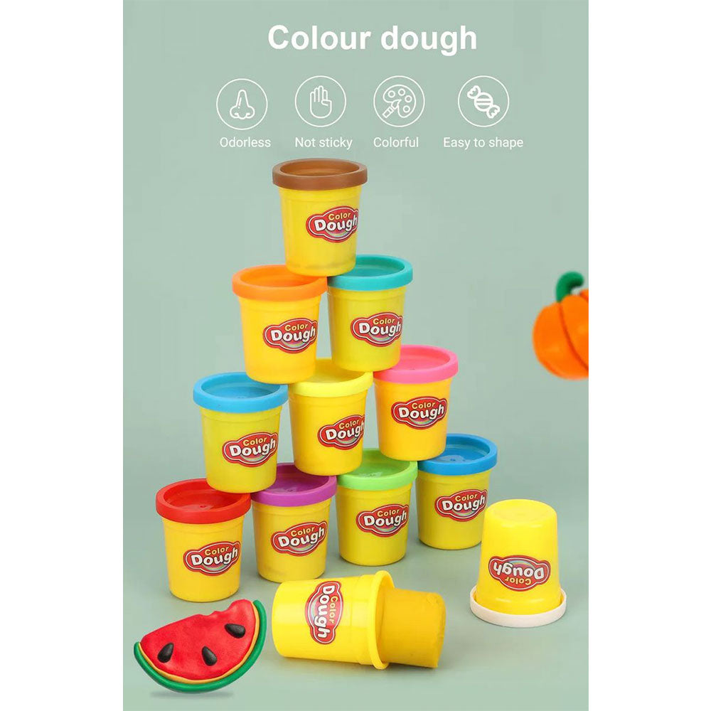 COLOUR DOUGH 12 PIECE SET