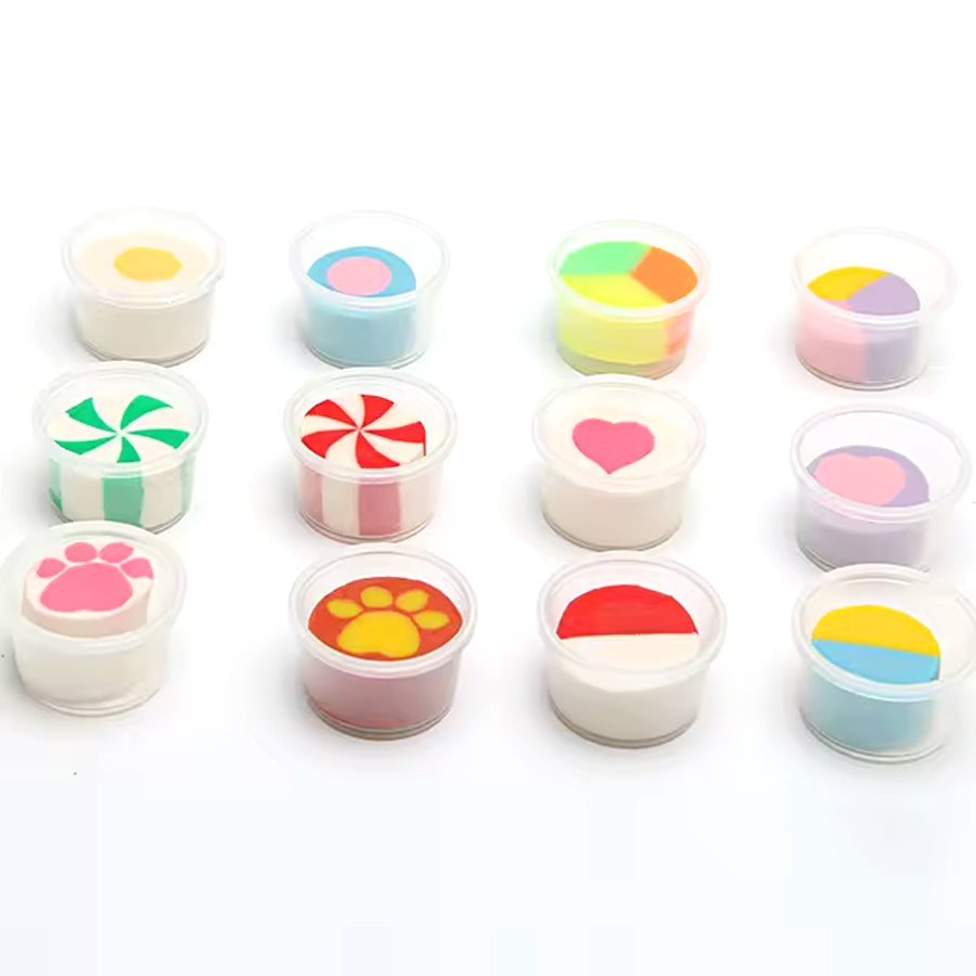 CLAY PLAY LOLIPOP BOX (12 PCS)