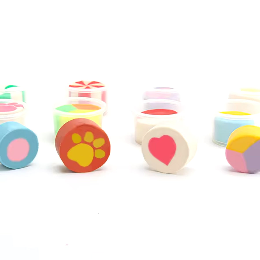 CLAY PLAY LOLIPOP BOX (12 PCS)