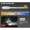 LIGHTFOX 20" DOUBLE ROW LED LIGHT BAR (LF-LB-20DR)