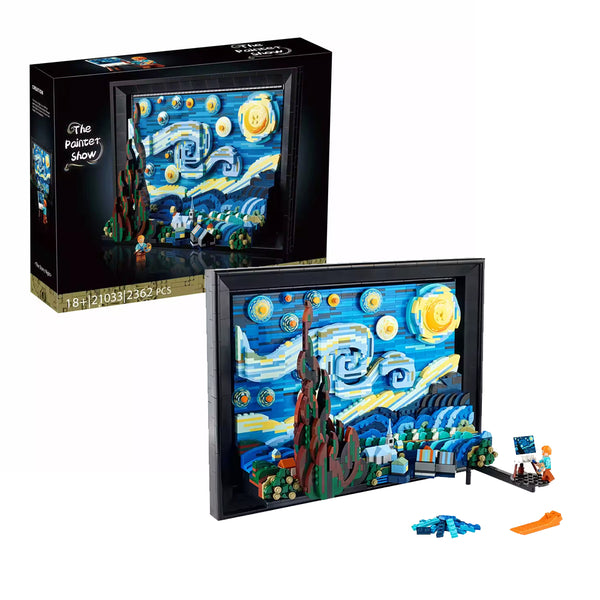 VAN GOGH PAINTING BUILDING BLOCKS (2316 PIECES)