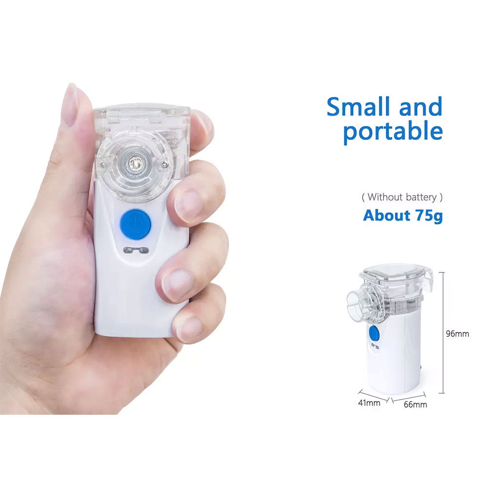 PORTABLE DUAL POWER SOURCE MESH NEBULISER