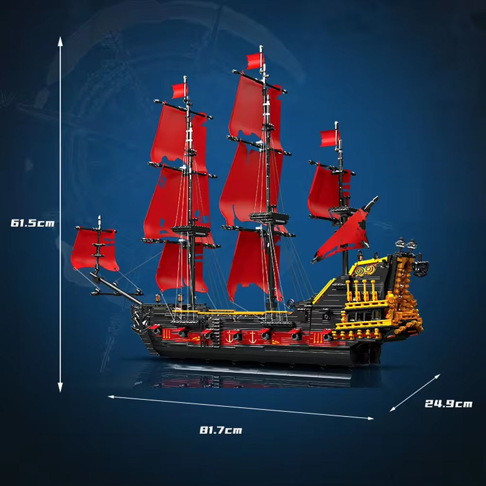 MOULD KING QUEEN PIRATE SHIP MODEL BUILDING SET