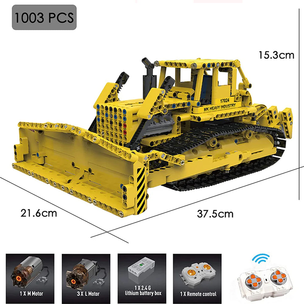 MOULD KING D8K BULLDOZER REMOTE CONTROL BUILDING BLOCKS