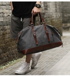 OLD BARN WAXED CANVAS DUFFEL BAG