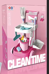 CLEANTIME 11 PCS TROLLEY SET (PINK)