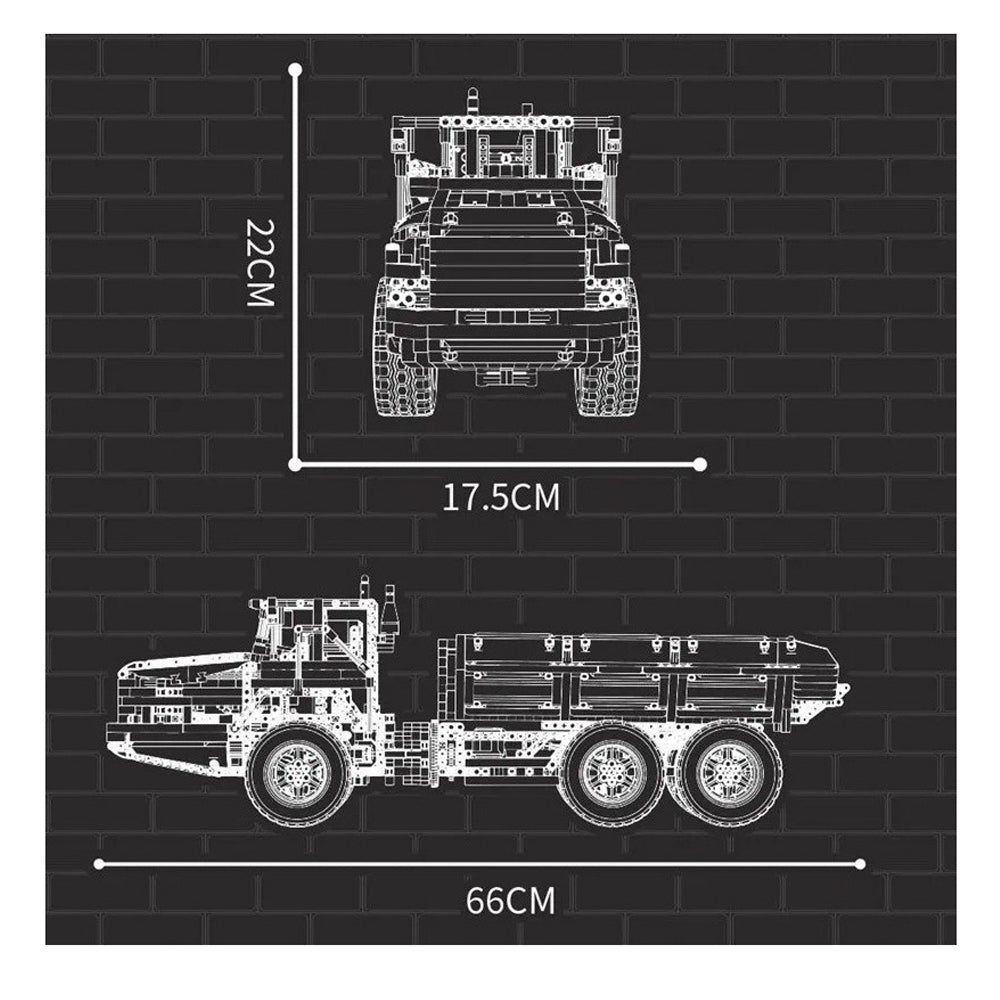 MOULD KING DUMP TRUCK REMOTE CONTROL BUILDING BLOCKS