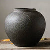 CERAMIC BLACK VASE (SMALL)