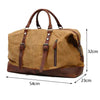 OLD BARN WAXED CANVAS DUFFEL BAG