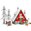 SANTA'S HOUSE WINTER CABIN BUILDING BLOCKS