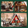 SANTA'S HOUSE WINTER CABIN BUILDING BLOCKS