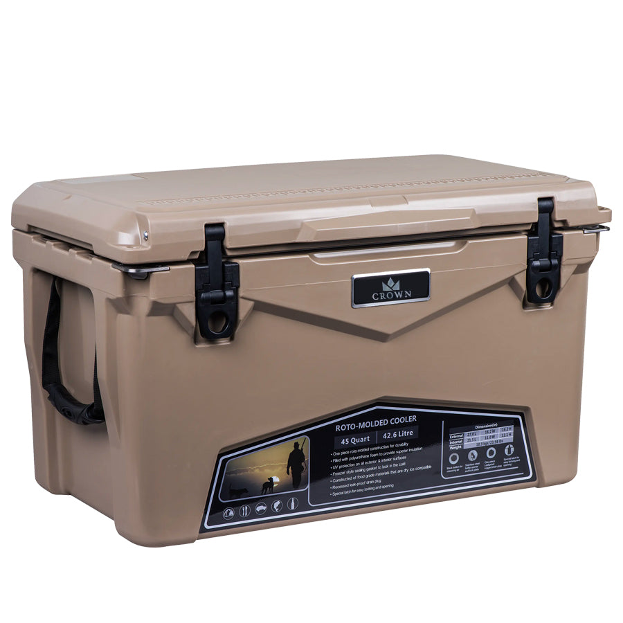 CROWNBOX 43L ADVENTURE COOLER (DUST BROWN)