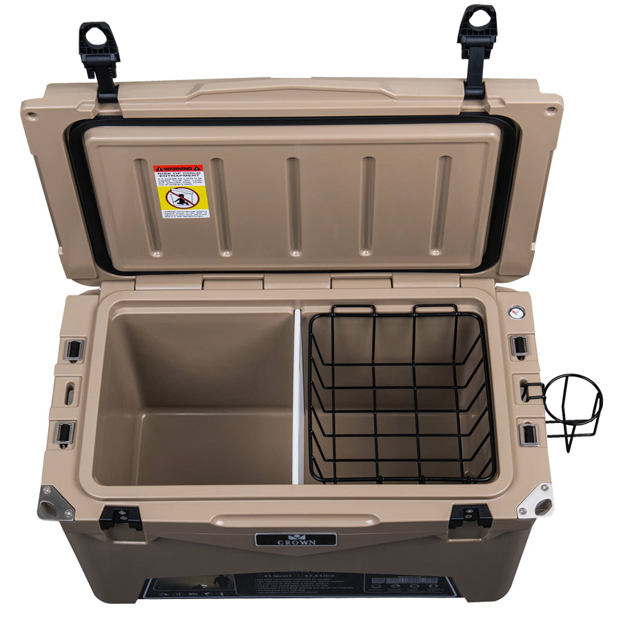 CROWNBOX 43L ADVENTURE COOLER (DUST BROWN)