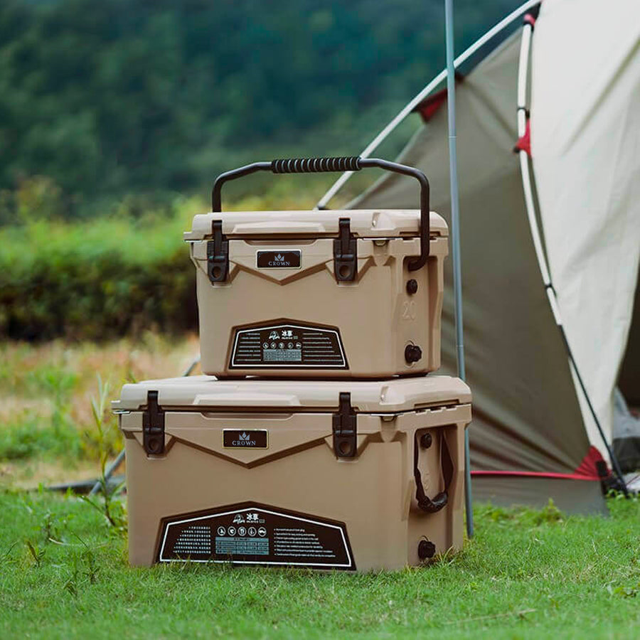 CROWNBOX 43L ADVENTURE COOLER (DUST BROWN)