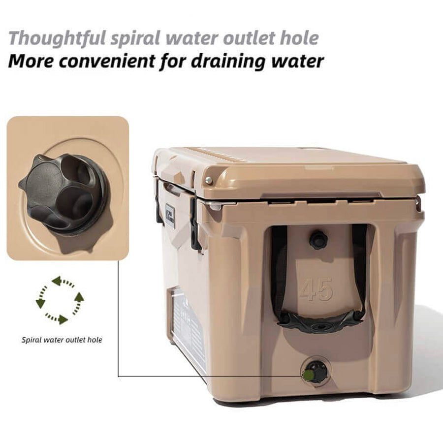 CROWNBOX 43L ADVENTURE COOLER (DUST BROWN)