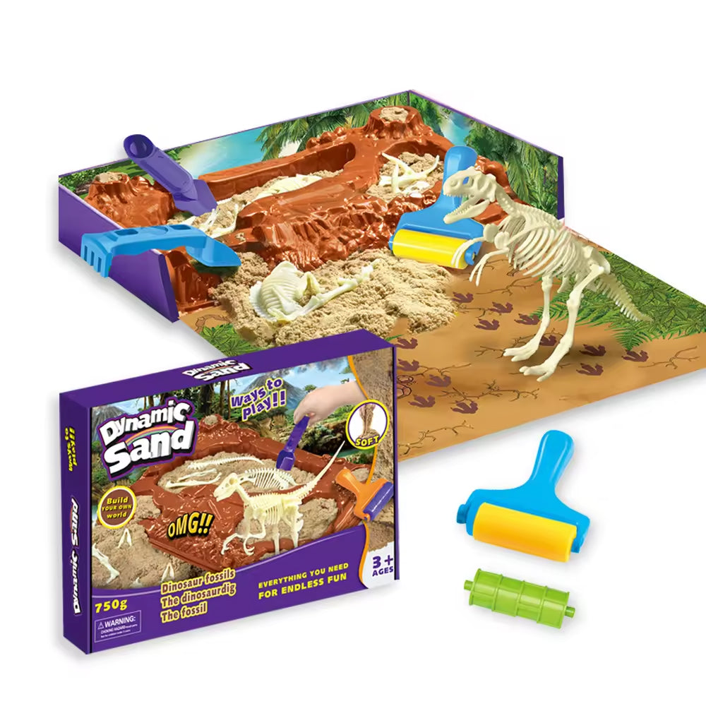 DYNAMIC SAND DINO EXPLORE (750G)