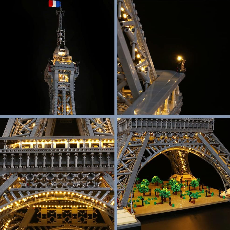 EIFFEL TOWER ELECTRIC LED BUILDING BLOCKS (10001 PIECES)