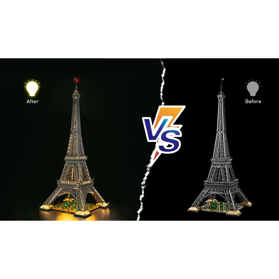 EIFFEL TOWER ELECTRIC LED BUILDING BLOCKS (10001 PIECES)