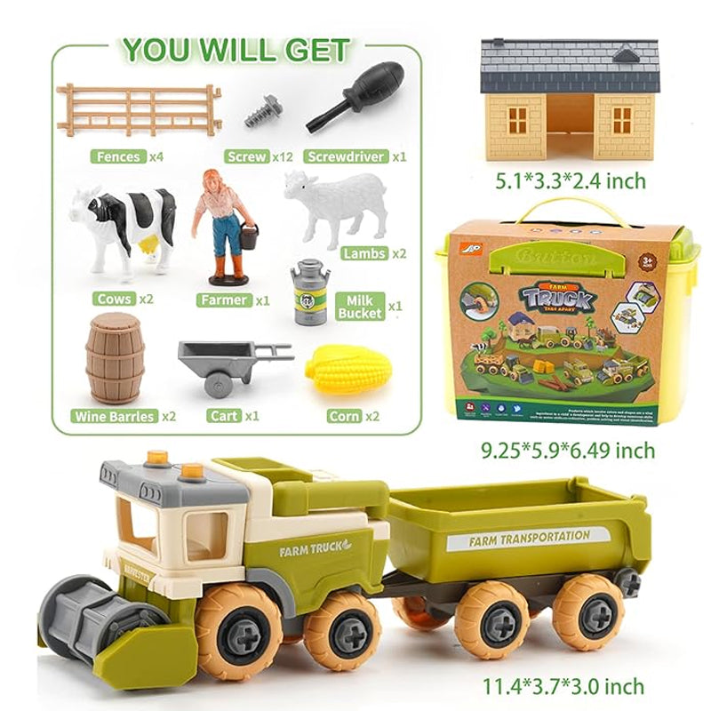 FARM TRUCK SHED AND HARVESTER PLAYSET