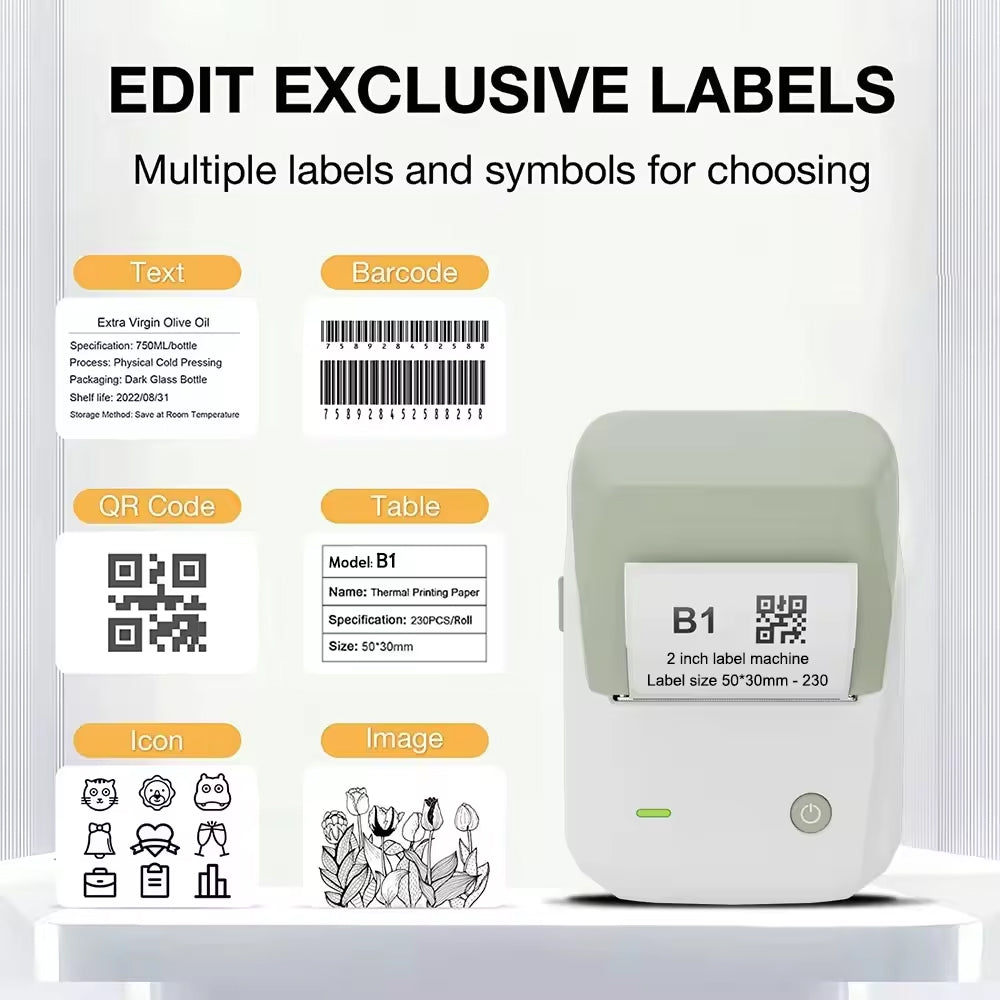 NIMMBOT B1 LABEL PRINTER WITH LABELS