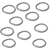 BRAIDED ELASTIC HAIR TIES (10 PACK)