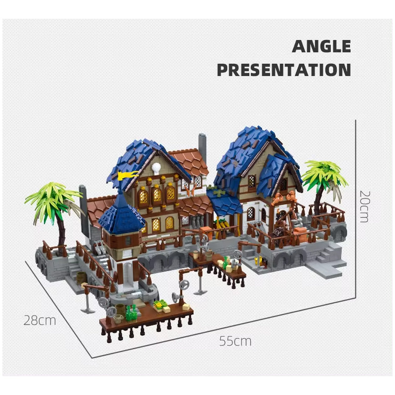 MEDIEVAL HARBOUR  BUILDING BLOCKS