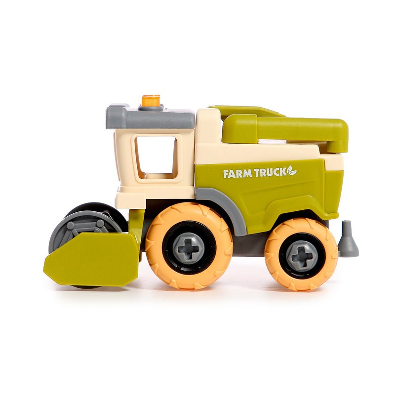 FARM TRUCK HARVESTER AND LOG CARRIER TRAIlER PLAYSET