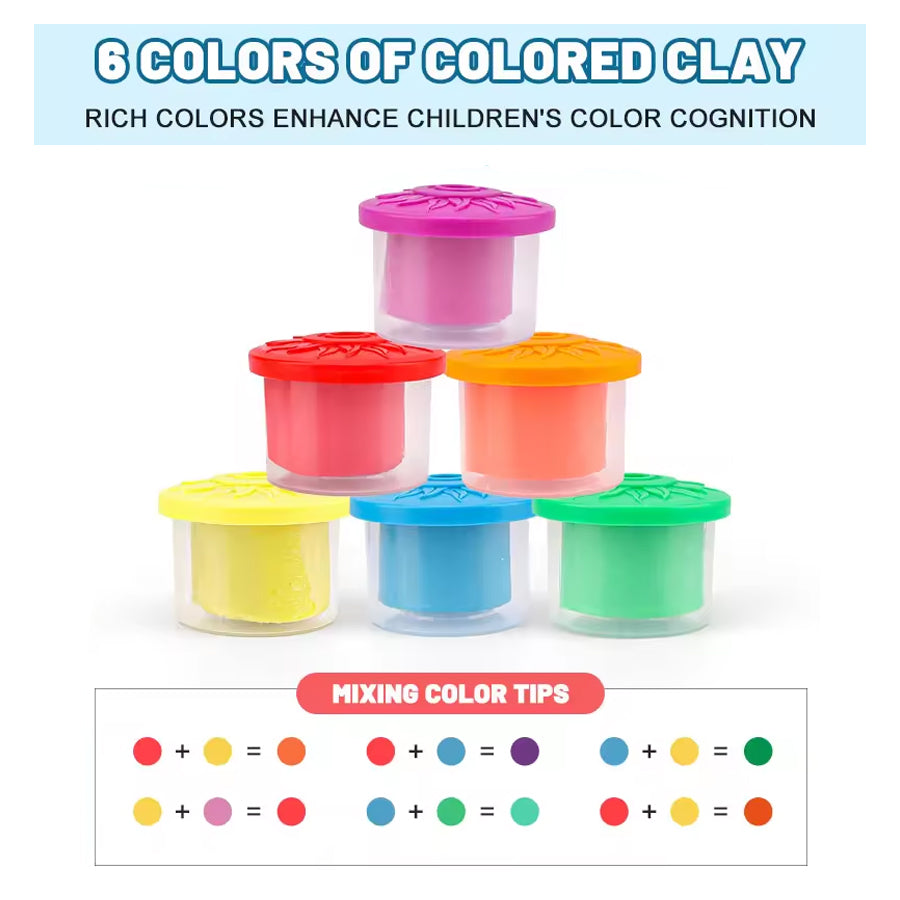 CLAY PLAY ICE CREAM MACHINE SET