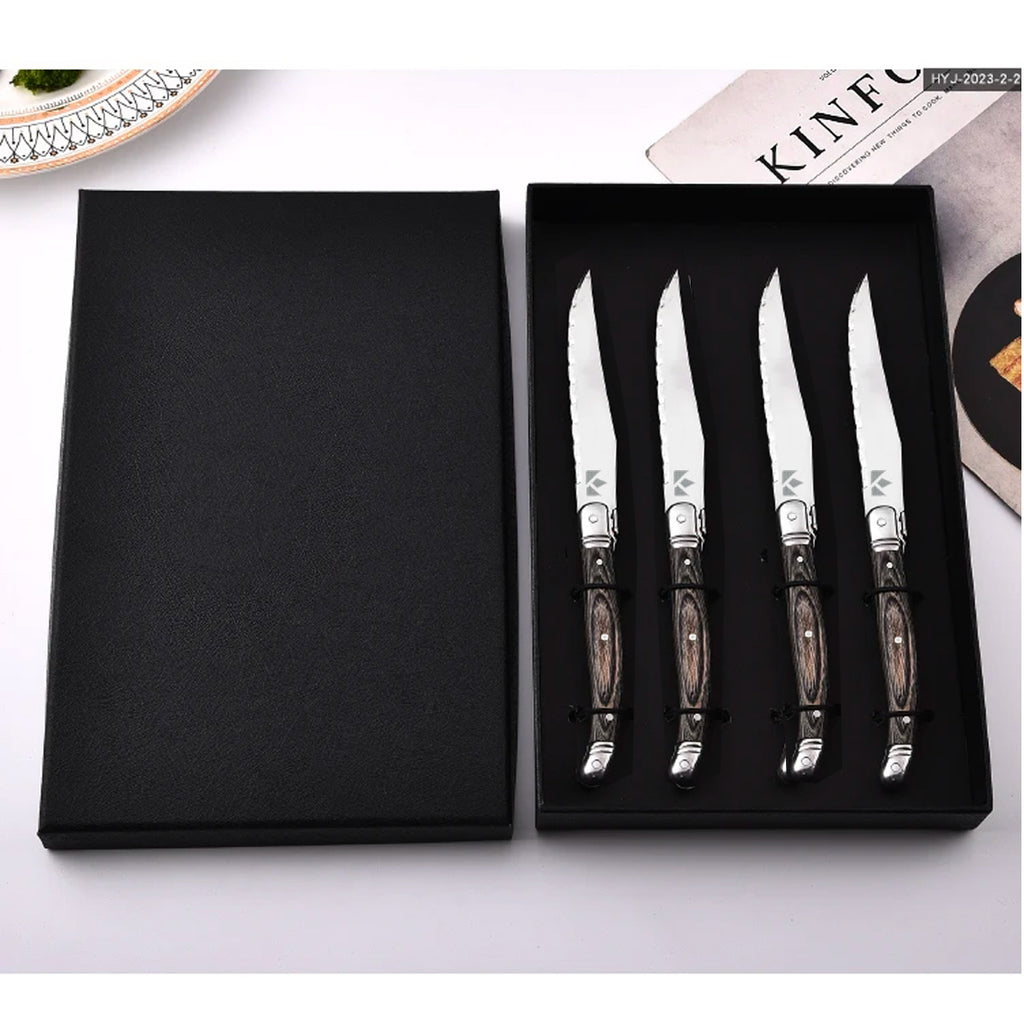 CROWN  4 PIECE STEAK KNIFE SET