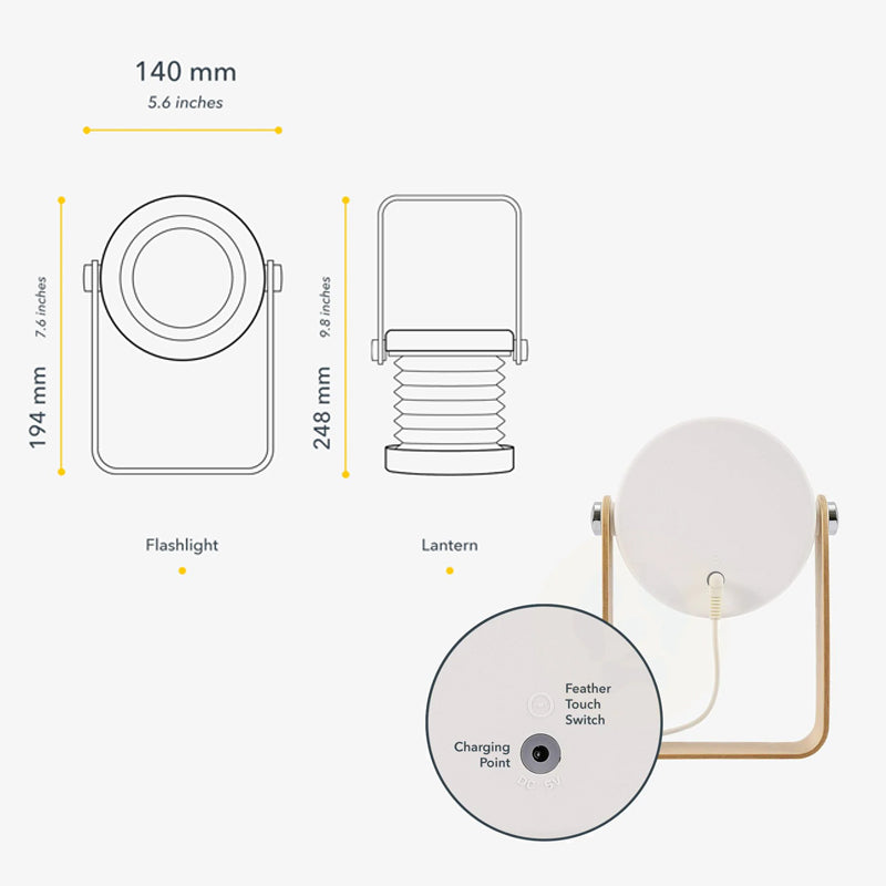 EXPANDIBEAM TOUCH LED LAMP