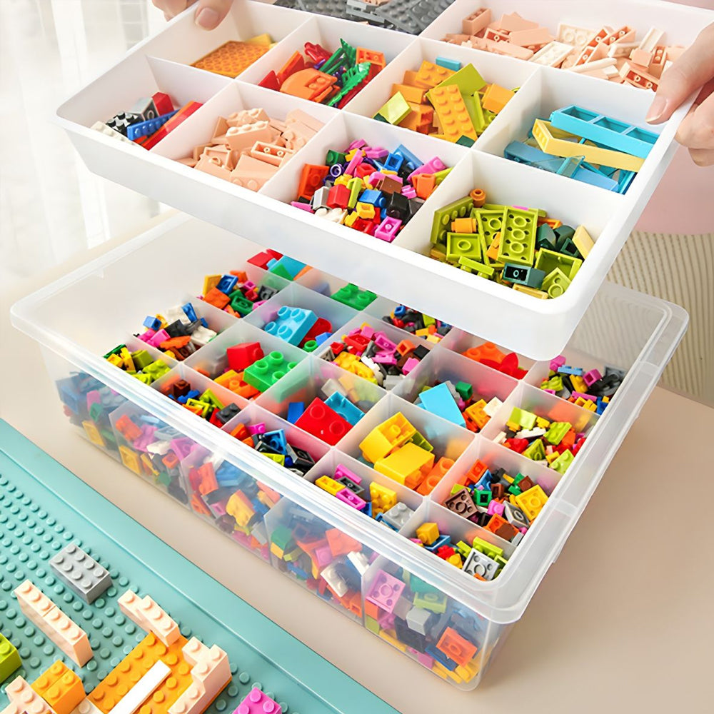 BUILDING BLOCK STORAGE ORGANIZER