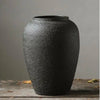 CERAMIC BLACK VASE (MEDIUM)