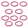 BRAIDED ELASTIC HAIR TIES (10 PACK)