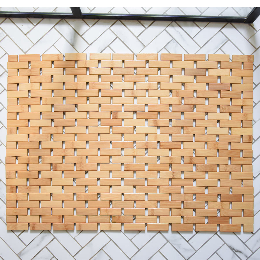 BAMBOO NON-SLIP BATH MAT