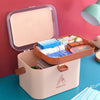 MEDICINE STORAGE BOX 2 LAYER PINK