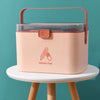 MEDICINE STORAGE BOX 2 LAYER PINK