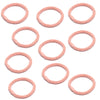 BRAIDED ELASTIC HAIR TIES (10 PACK)