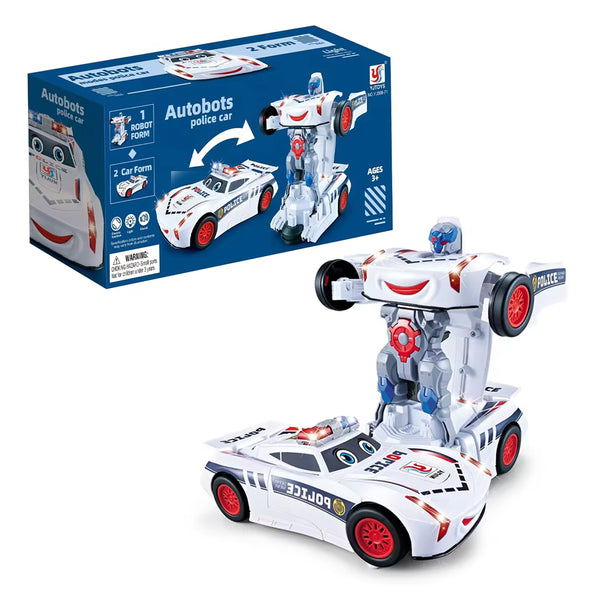 POLICE CAR ROBOT TRANSFORMER