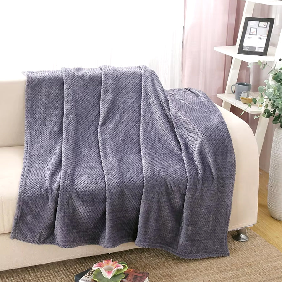 FAUX SUPER SOFT FLEECE BLANKET (150 X 200CM)